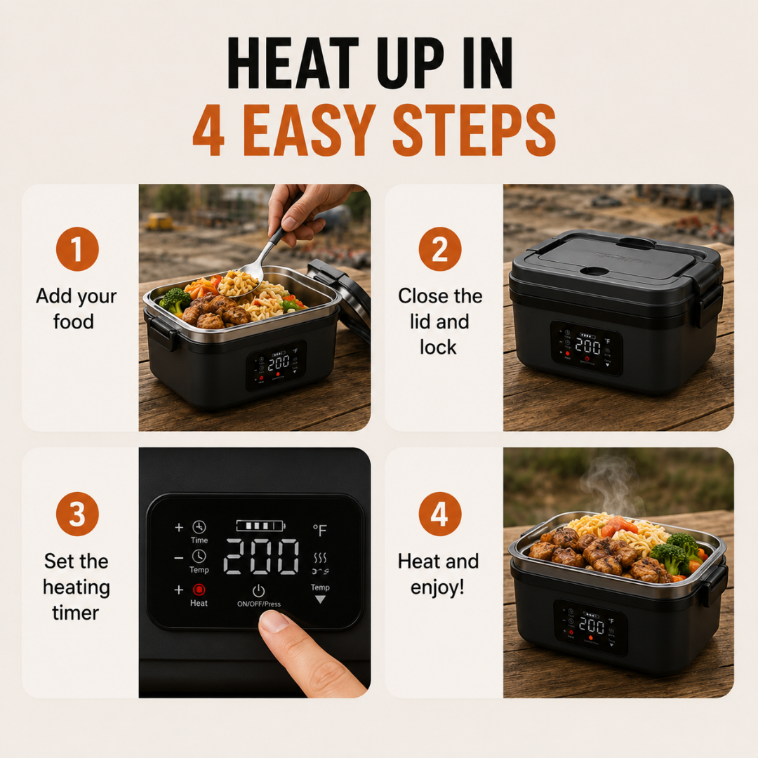 Roam & Co - 1L Heat Up Lunchbox