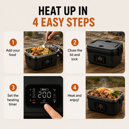 Roam & Co - 1L Heat Up Lunchbox